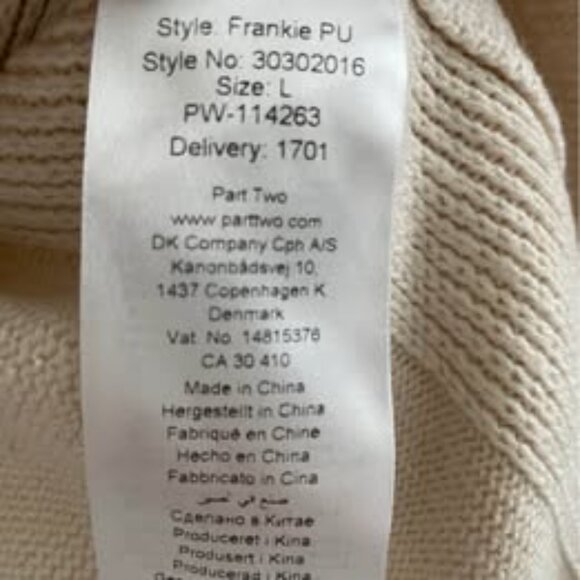 Gorgeous Part Two Copenhagen Roomy Large Tunic. Like new condition.  $65 - Picture 2 of 4